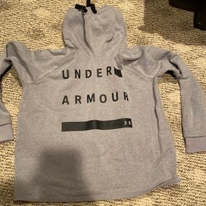 women’s Under armor grey turtle neck hoodie